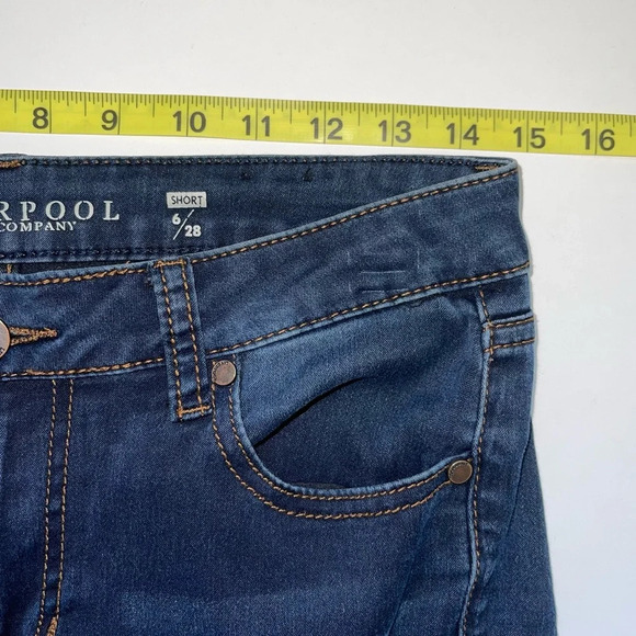 Liverpool Stitch Fix Dark Wash Mid-rise Straight Leg Jeans 28 Short Women’s - Picture 8 of 13